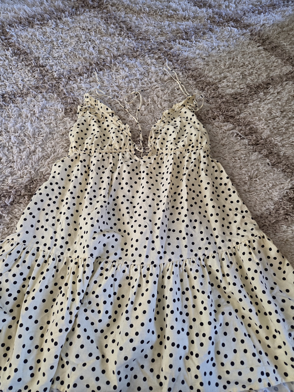 wild fable Cream Polka Dot Mini Dress